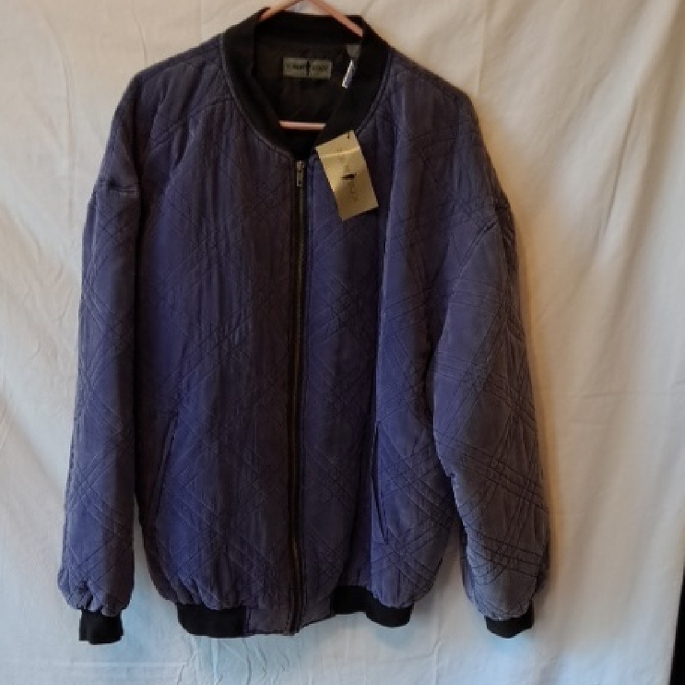 Men's Purple Quilted Jacket